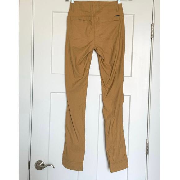 Prana Halle Straight Pant Stretch Zion Womens Size 0 in Earthbound - Picture 5 of 13